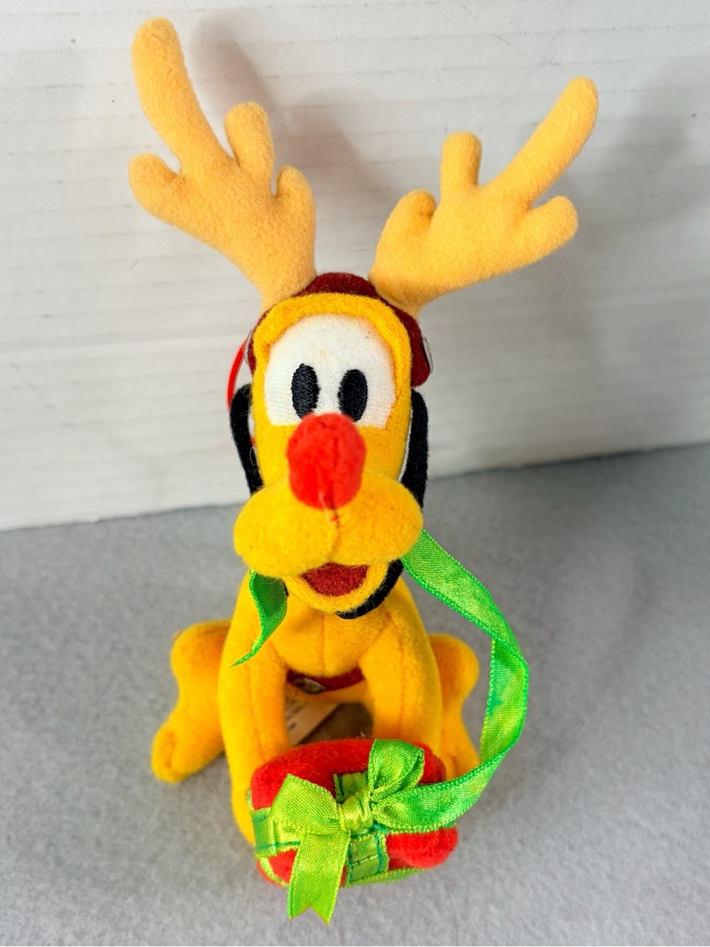 Walt Disney World Exclusive Pluto 4” Ornament Stuffed Plush Doll Christmas